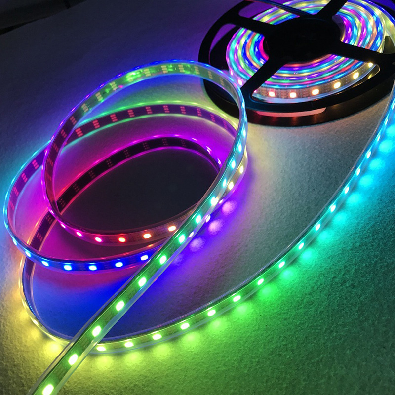 Individually Addressable Programmable 12V LED Strip Lights CS8812F Pixel LED Similar to WS2812B Individually Addressable Programmable 12V LED Strip Lights CS8812F Pixel LED Similar to WS2812B